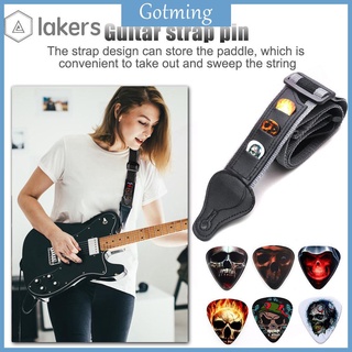 Dây đeo đàn guitar điện với 6 phím gảy đàn