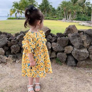 Váy tay bồng tiểu thư cho bé yêu 🍓