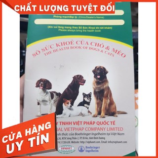 Sổ khám tiêm sức khỏe cho chó mèo