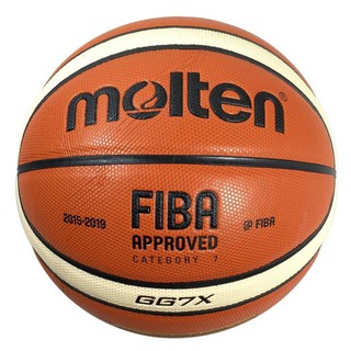Bóng rổ Molten FIBA GG7X size 7 da PU chơi indoor, outdoor banh đẹp bền bám tay tốt da mềm nhồi