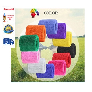 Băng Đeo Bảo Vệ Cổ Tay Thấm Hút Mồ Hôi Hỗ Trợ Tập Thể Thao