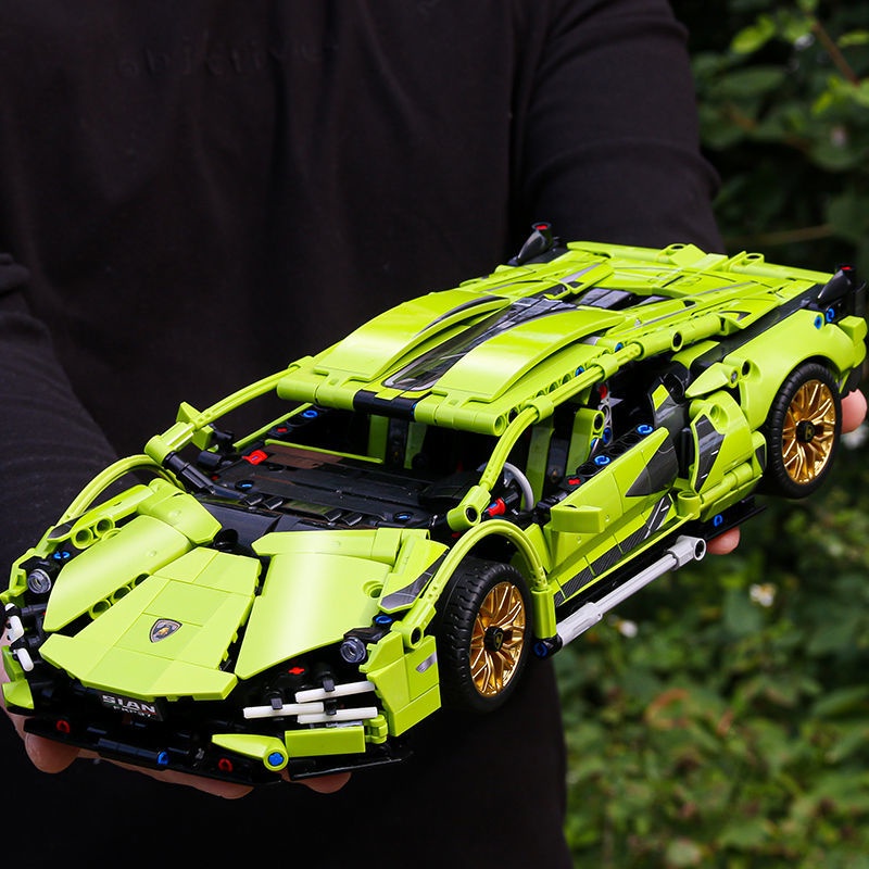 Mẫu Lắp Ráp mô hình 8866 Creator City SUV Car Siêu Xe Lamborghinis-Sián-FKP Racing Car