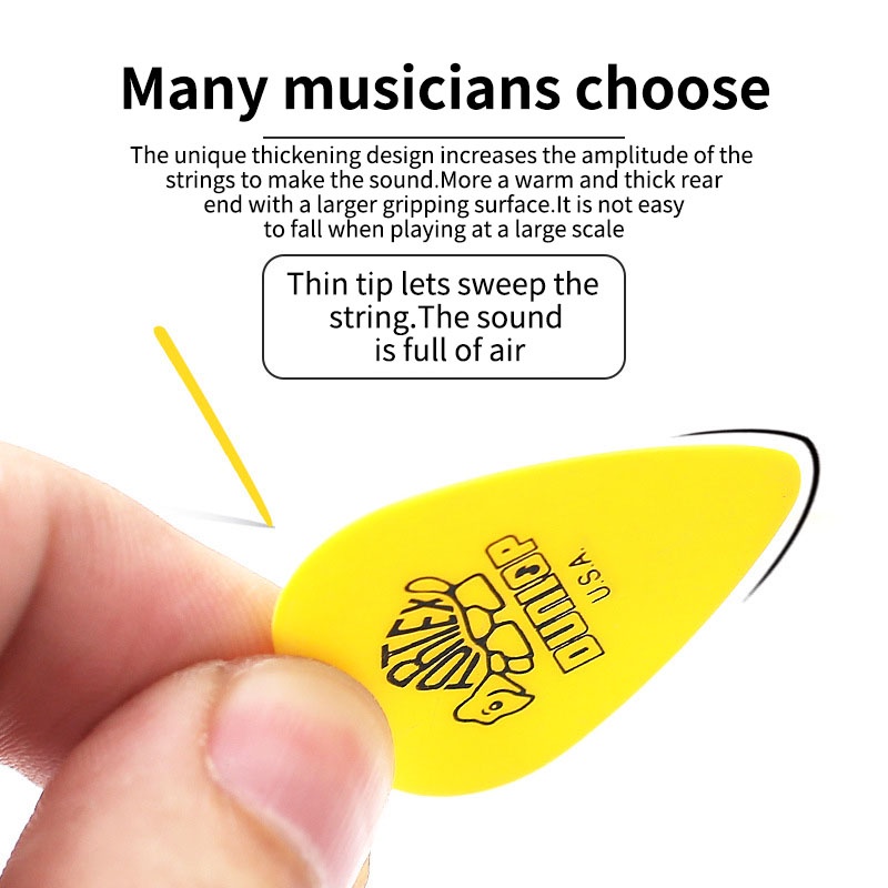 6pcs Colorful Guitar Picks 0 5mm/0 6mm/0 73mm/0 88mm/1mm/1 14mm Picks Set