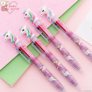 Bút mực gel 6 màu 0.5mm thiết kế dễ thương cho bé