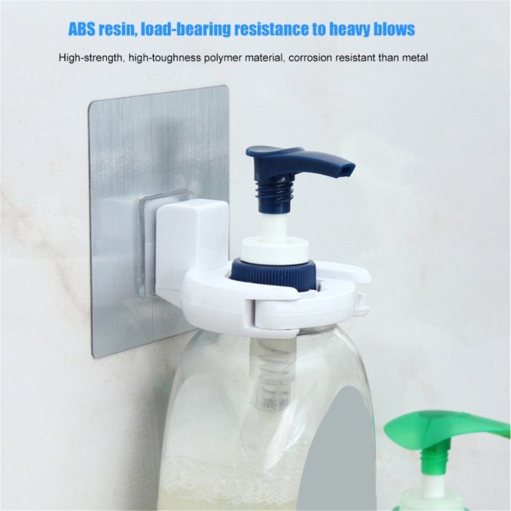 Giá đỡ chai dầu gội bằng nhựa gắn tường nhà tắm tùy chỉnh tiện dụng