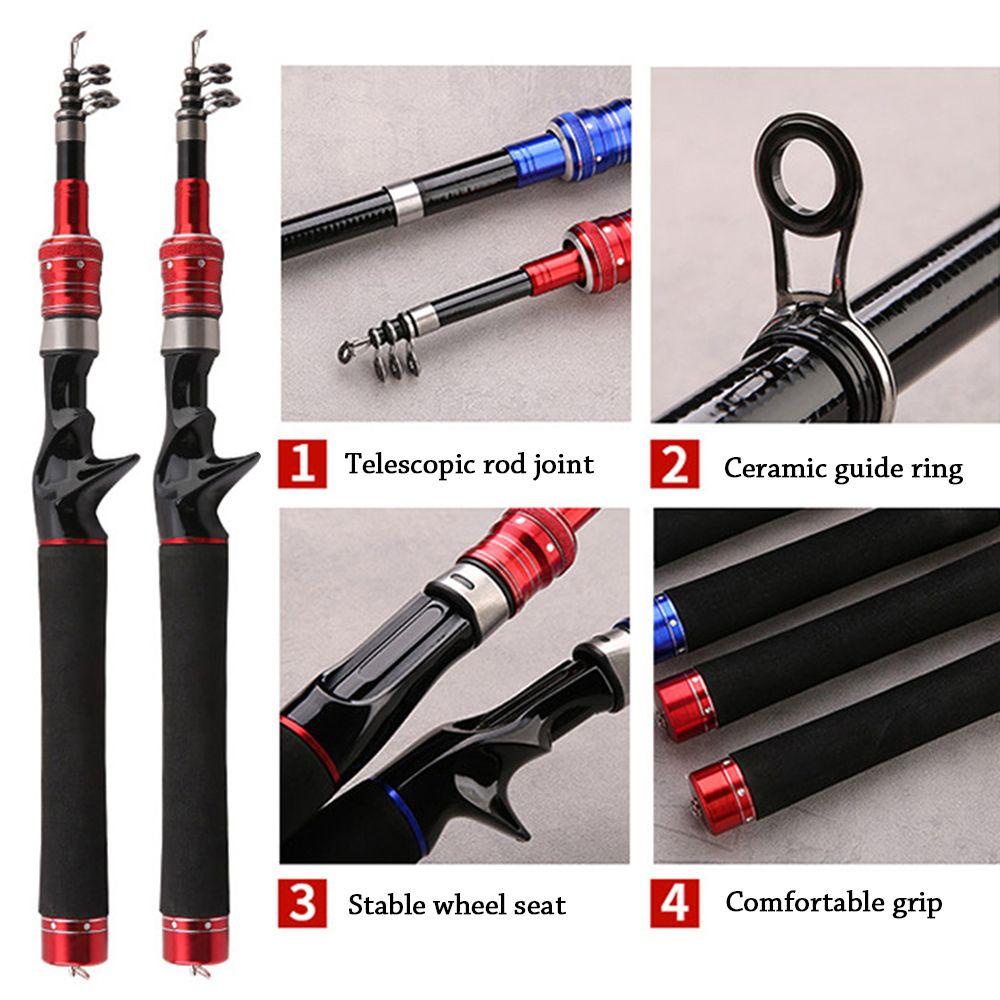 MUVAKO Cần Câu Cá Siêu Nhẹ Dễ Điều Chỉnh Mang Đi Tiện Dụng