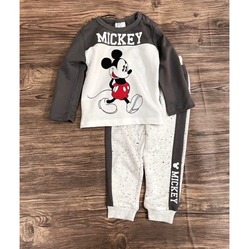 Bộ nỉ Micky da cá xuất dư bé trai