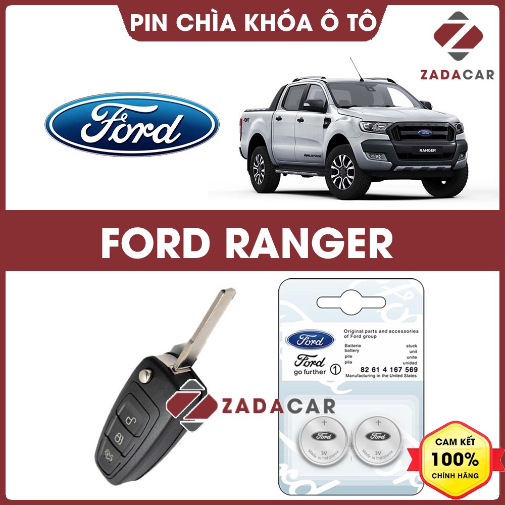 Pin chìa khóa ô tô Ford Ranger chính hãng Ford sản xuất tại Indonesia 3V