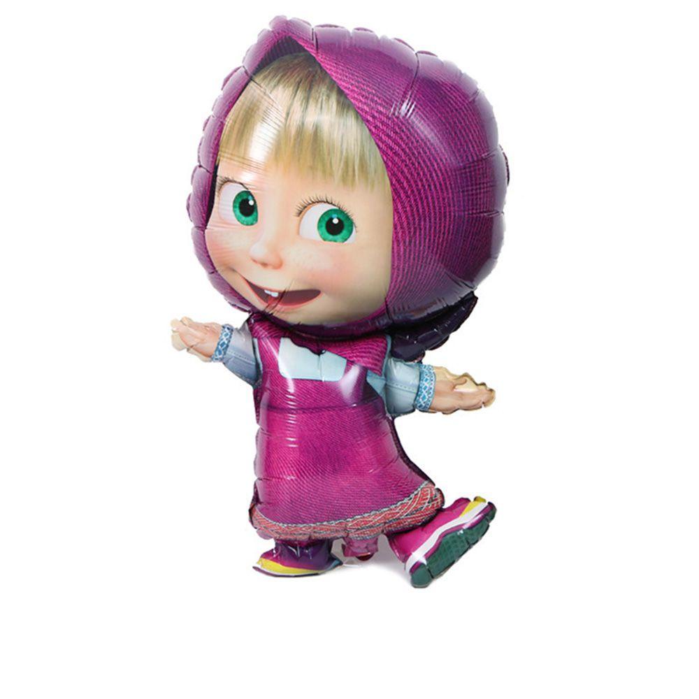 Bộ Đĩa Giấy In Hình Masha Và The Bear