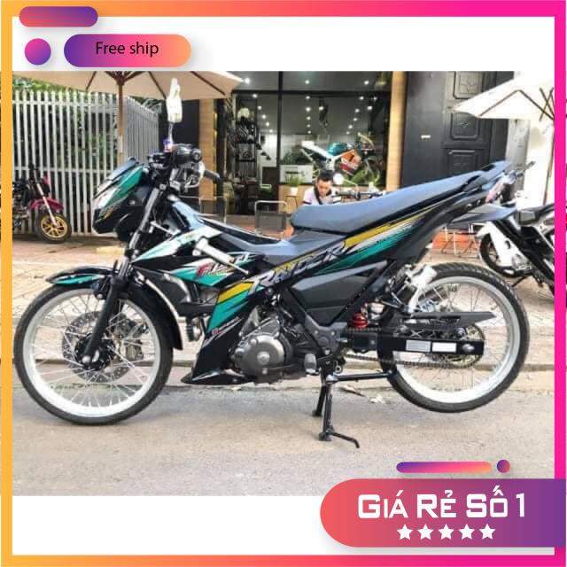 Tem rời Raider Fi chất liệu Crom bảo hành màu sắc vĩnh viễn