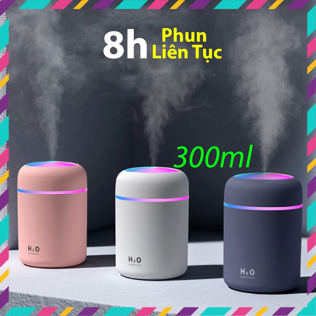 Máy Phun Sương Tạo Độ Ẩm Mini Làm Mát Phòng, Tạo Ẩm Không Khí - Phun 8h