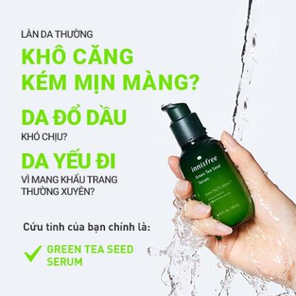 . Serum innisfree trà xanh dưỡng ẩm 80ML
