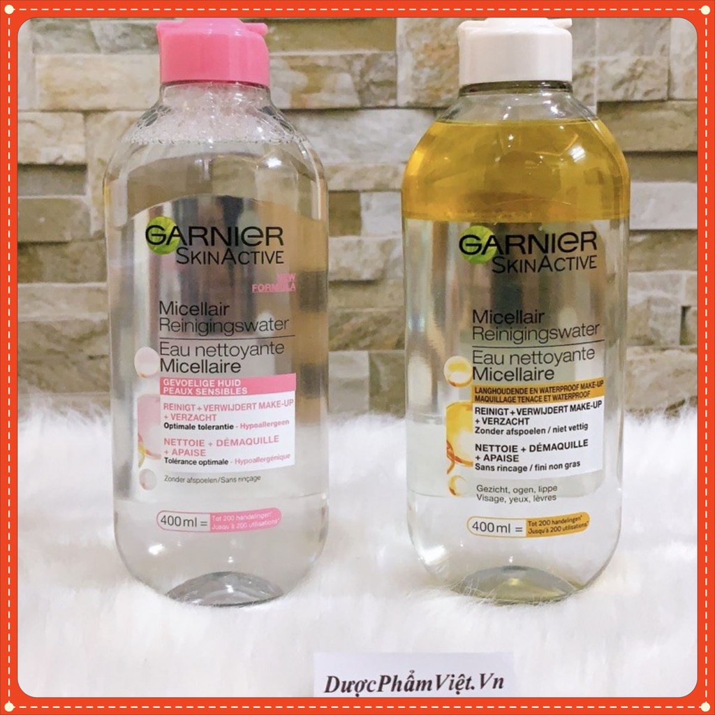 Tẩy Trang Garnier Solution Micellaire 400ml, - Garnier