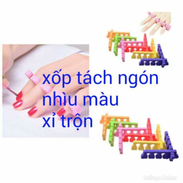 Xốp tách ngón tay chân khi sơn gel