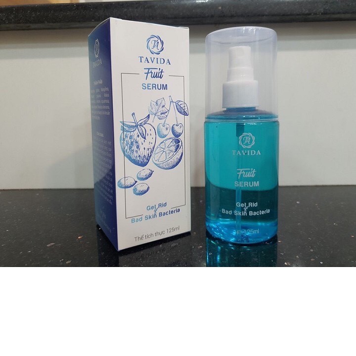 SERUM TRÁI CÂY LÊN MEN - MEN VI SINH TAVIDA DỨT ĐIỂM MỤN LƯNG VIÊM NANG LÔNG