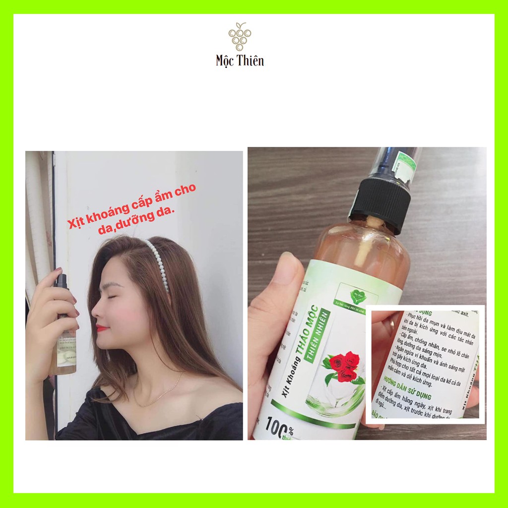 Xịt Khoáng Thảo Mộc Mẹ Ken Cấp Ẩm Chống Nhăn Giữ Lớp Trang Điểm - Phục Hồi Da Bị Tổn Thương Laure - 100ml [Mộc Thiên] | BigBuy360 - bigbuy360.vn