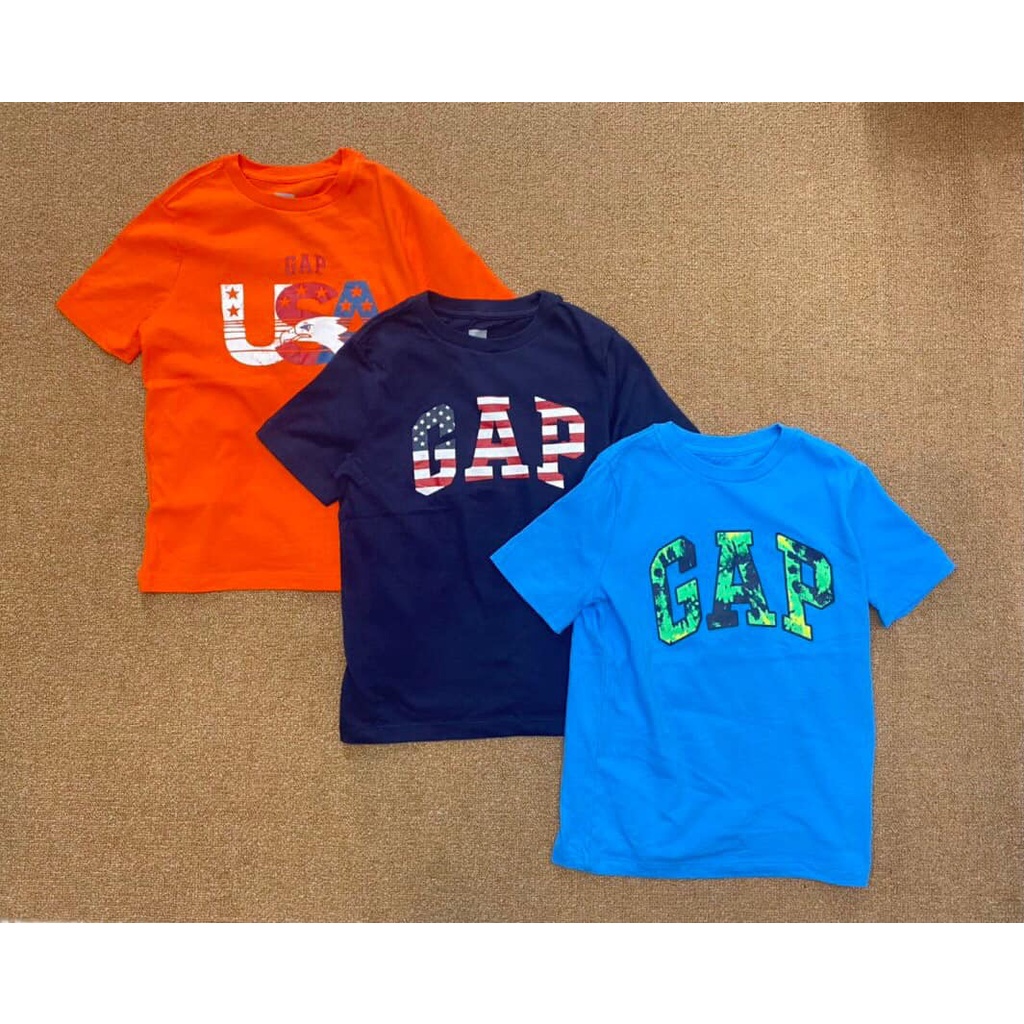 Aó cotton ngắn tay bé trai Gap Kids Việt nam xuất khẩu dư xịn size 4-16 tuổi
