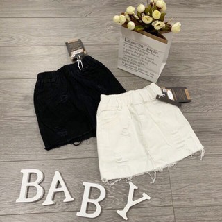 CHÂN VÁY KAKI ĐEN TRẮNG CHO BÉ CỰC SÀNH ĐIỆU