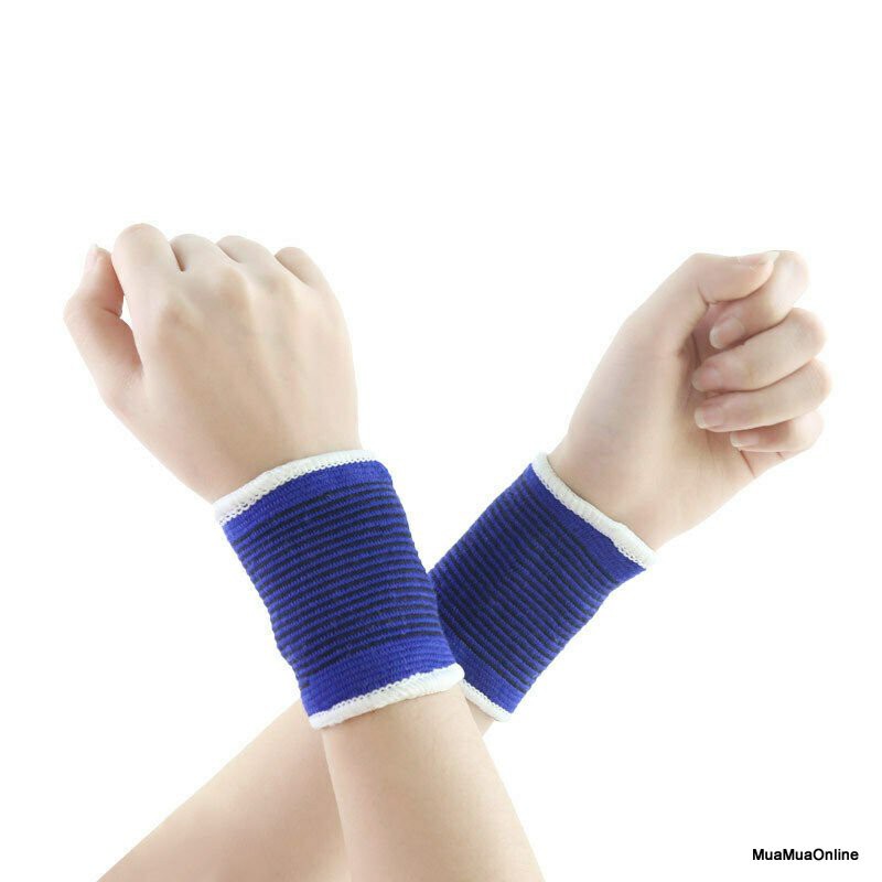 Băng Cổ Tay Xanh Dương Tập Thể Thao (2 Cái / Hộp)
