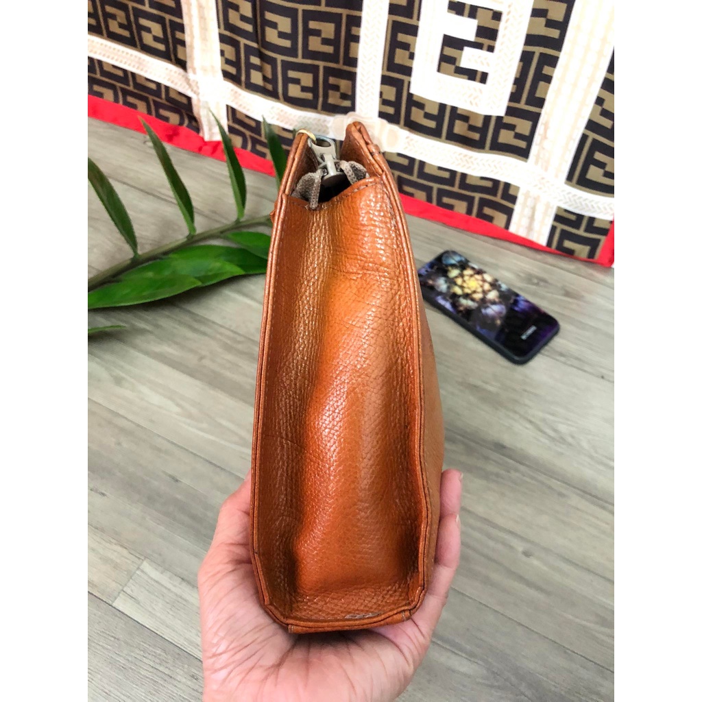 Thanh lý clutch nam da thật 100%, màu bò
