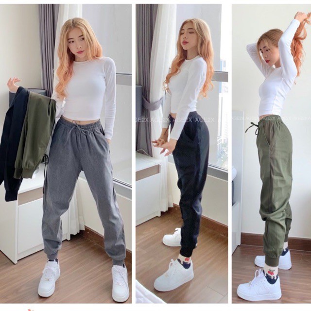 [Mã FAMARAL1 giảm 10K đơn 50K] (Ảnh thật) Áo croptop body TAY DÀI chính hãng AGE2X hàng VNXK CHẤT LƯỢNG CAO | BigBuy360 - bigbuy360.vn