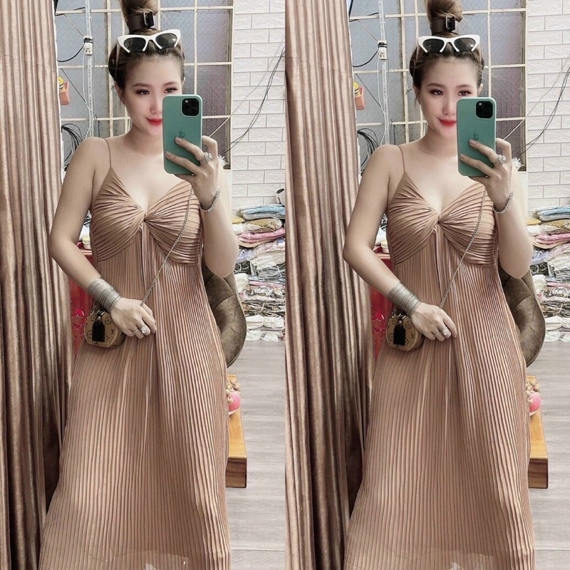 ĐẦM dập li 2 dây xoắn ngực 🥰🥰