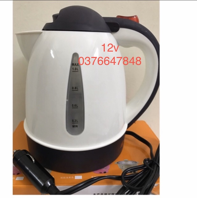 Ấm siêu tốc và nồi cơm điện 12v và 24v loại trên ô tô có em này rất tiện
