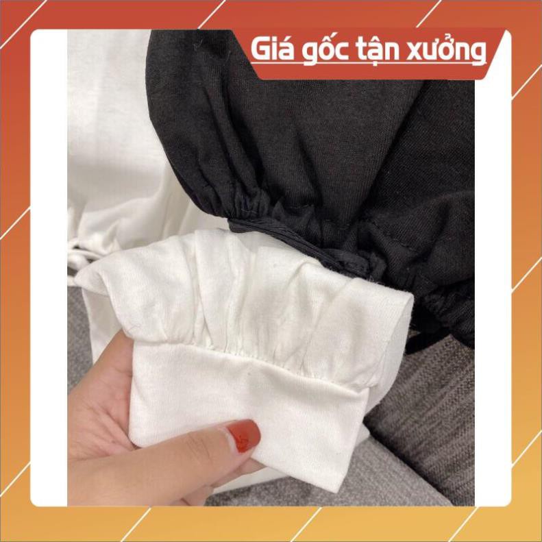 Áo Croptop Chốt Eo Chun Rút Dây Dáng Rộng- Áo Crt Tay Dài Unisex Nam Nữ Uzzlang (có quà tặng) - METSHOP