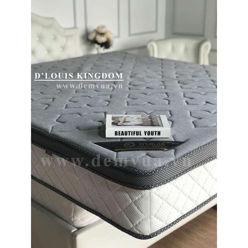 ĐỆM LÒ XO TÚI KOHAN D'LOUIS KINGDOM - NỆM LÒ XO TÚI KOHAN KINGDOM  CAO CẤP CHUẨN 5 SAO