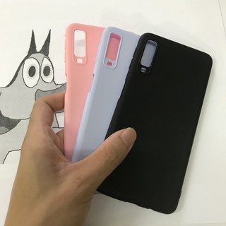⚡Siêu rẻ⚡ Ốp lưng silicon dẻo nhiều màu cho Samsung A7 2018