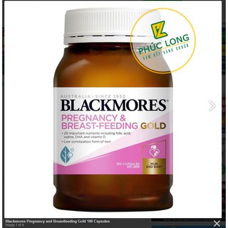 Vitamin tổng hợp Bà Bầu Blackmores Pregnancy And Breast-Feeding Gold - 180 Viên date xa