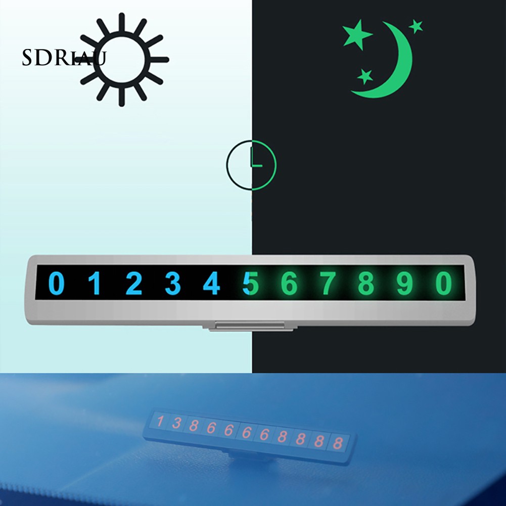 Bảng hiển thị số đậu xe phát sáng cho xe hơi