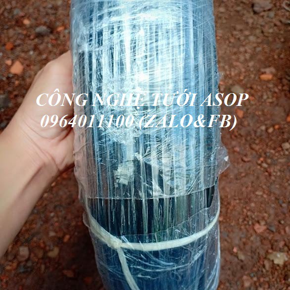 Ống nhựa LDPE màu đen 7ly - 5mmx7mm cao cấp 1 cuộn dài 100m - dùng cho béc tưới cây