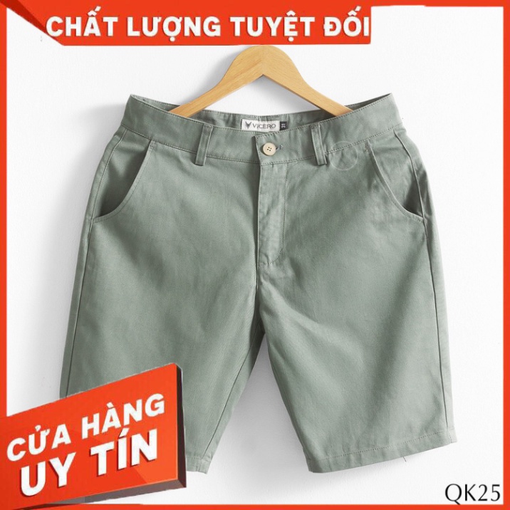 Quần Short KaKi Nam Kiểu Dáng Hiện Đại VICERO - Hàng nhập khẩu