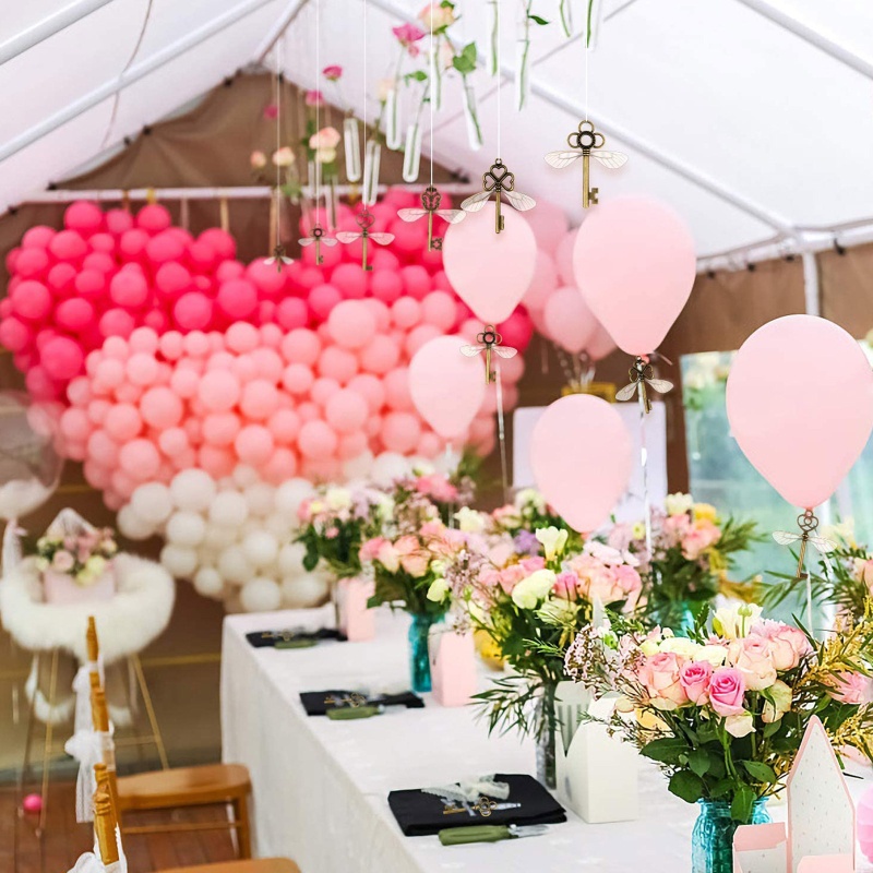 Blg Chìa Khóa Bay Xương Cổ Điển Với Đôi Cánh Chuồn Chuồn Và Đường Kẻ Trang Trí Nhà Cửa Makin DIY