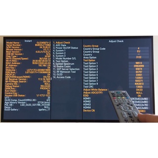 Điều khiển mở mã service LG (điều khiển mở mã cho TiVI LG từ 32 đến 85 inch)