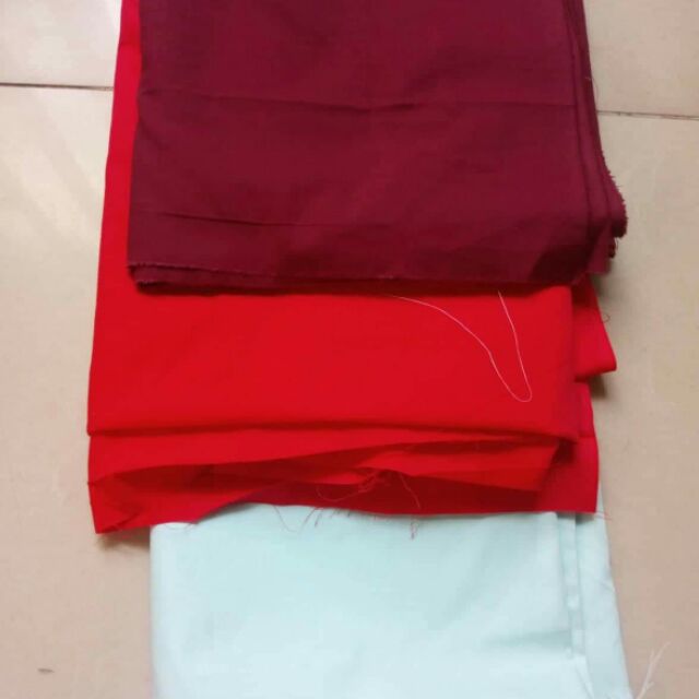 Set vải thô màu 3khúc*1,5m