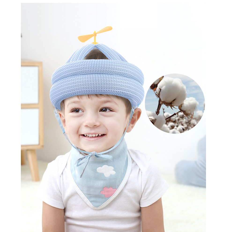 Mũ Bảo Hiểm Bảo Vệ Đầu Cho Bé Tập Đi Với Nhiều Hoạ Tiết Đáng Yêu, Bảo Vệ An Toàn Vùng Đầu Khi Bé Tập Đi, Ngã, Va Đập.