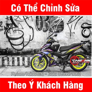 Tem Trùm  Winer 150 Tím Xanh Nõn Chuối