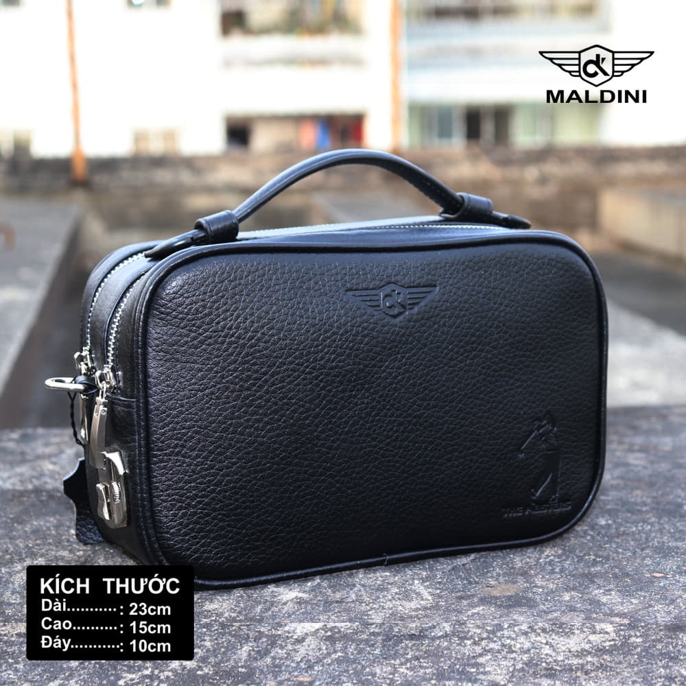 Túi cầm tay da bò thật 100%