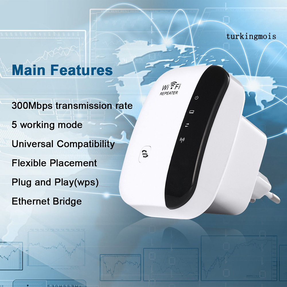 Bộ Khuếch Đại Sóng Wifi 300mbps 802.11 N Ap Kèm Phụ Kiện | BigBuy360 - bigbuy360.vn