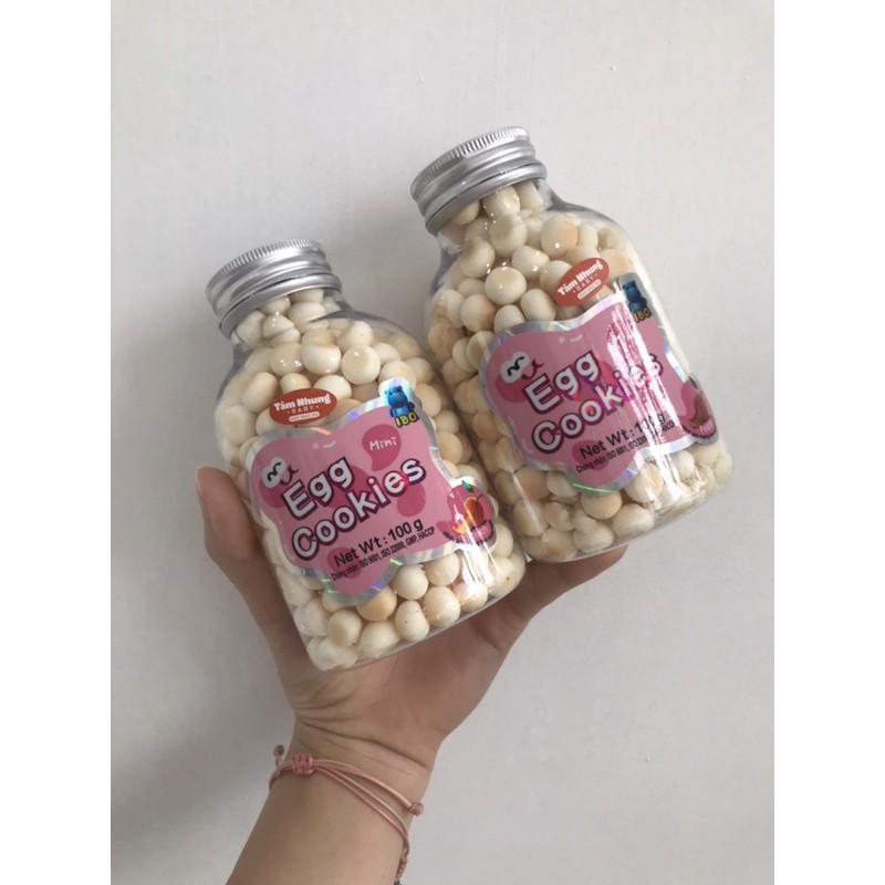 Bánh trứng ăn dặm Mini I.B.O Egg Cookies 100g