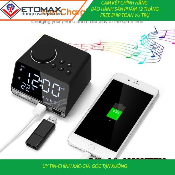 Loa Bluetooth kiêm đồng hồ báo thức đa chức năng K11