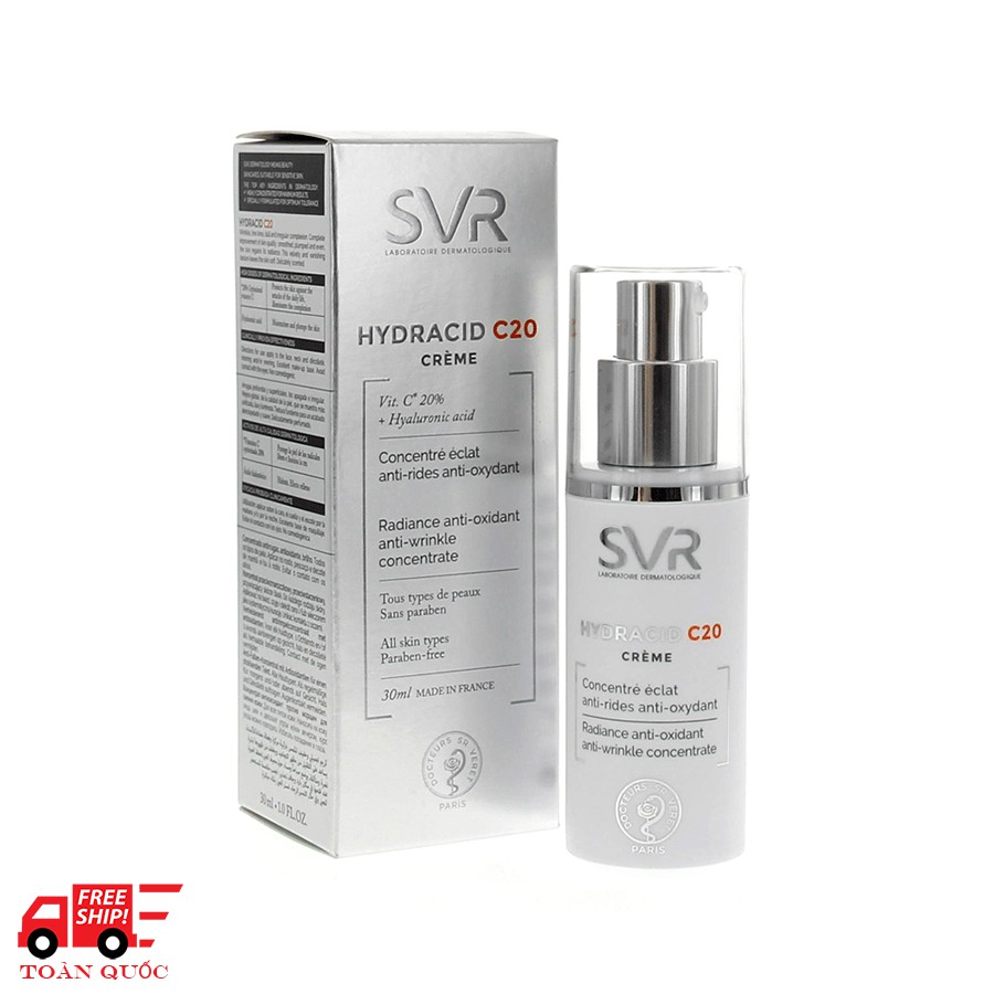 Kem chống nhăn và làm sáng da SVR Hydracid C20 Creme 30ml