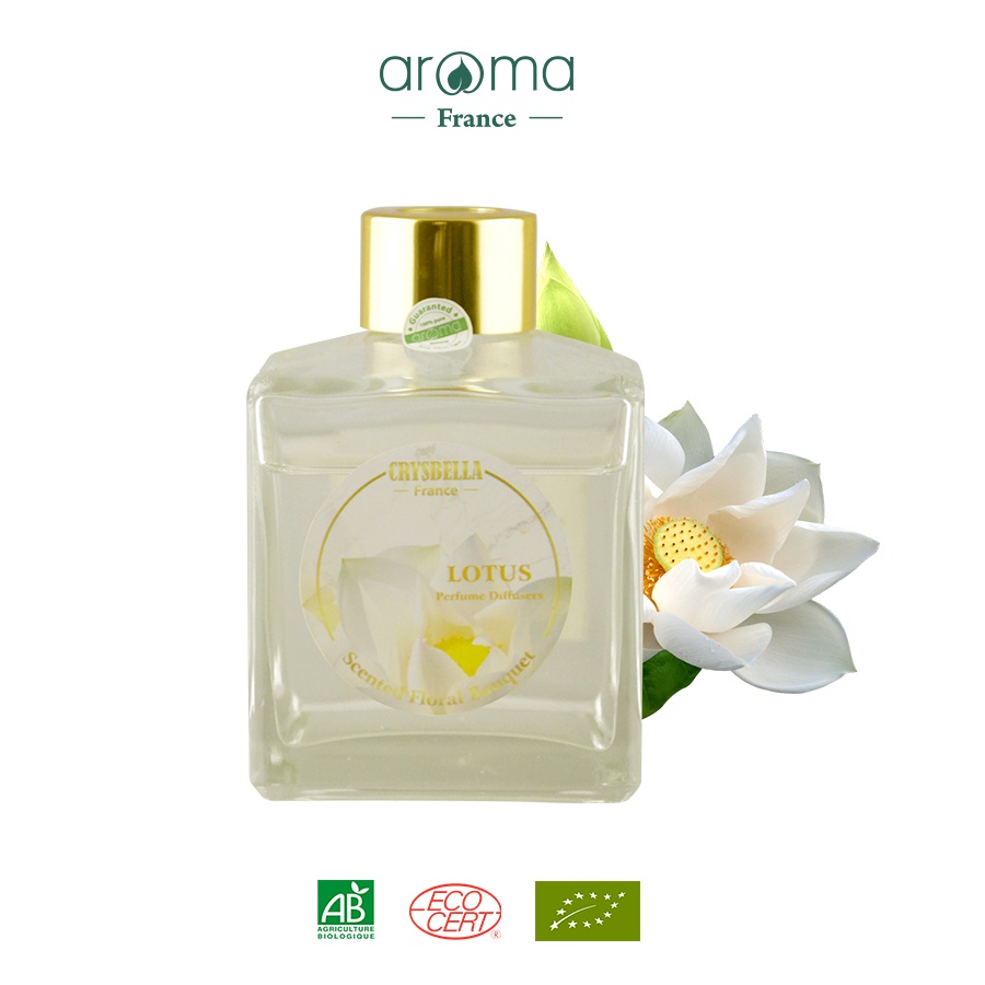 Nước hoa thơm phòng khuếch tán AROMA hoa sen - LOTUS DIFFUSER 100ML