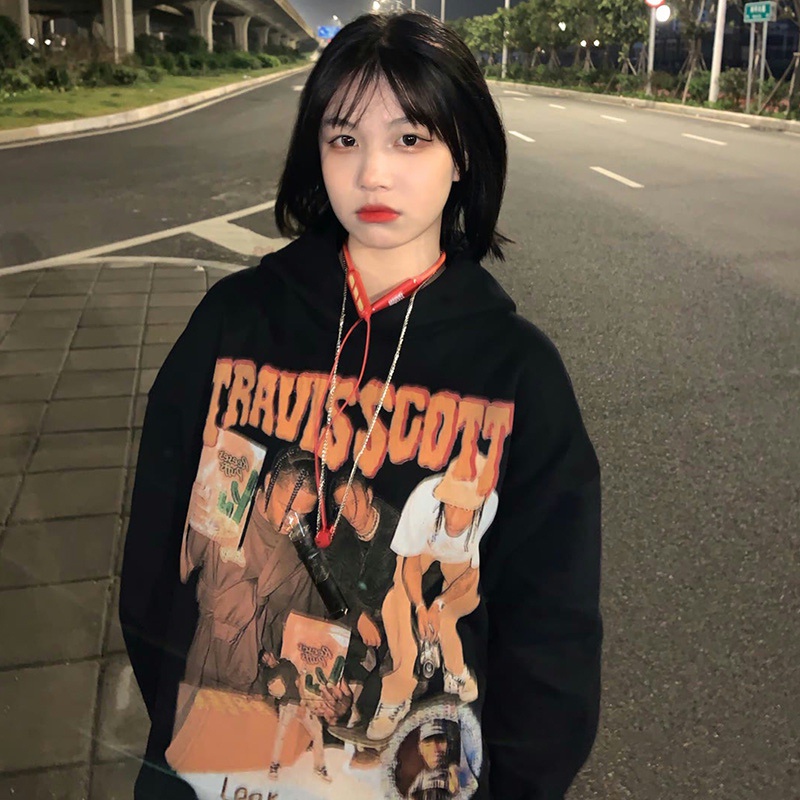 NRVP Mới Áo Hoodie Dáng Rộng Phong Cách Hàn Quốc 2021