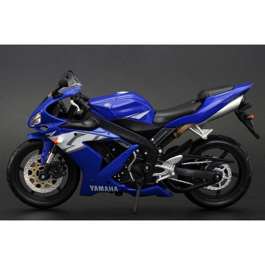 Xe Mô Hình Moto Yamaha Yzf- R1 Tỉ Lệ 1:12 - Maisto - Xanh - 8735.1