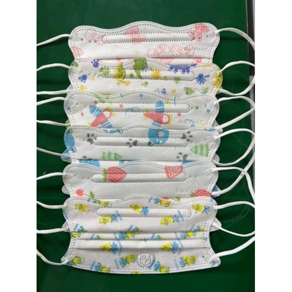 Bán sỉ thùng 200 chiếc Khẩu trang Cua Trẻ em, Crab Kids