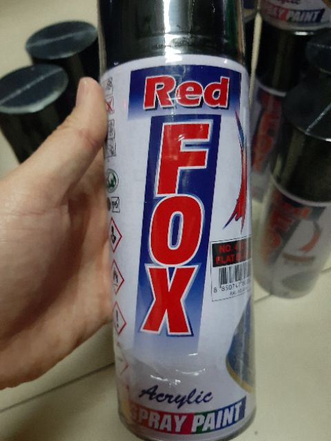 Sơn đen mờ RED FOX thái lan