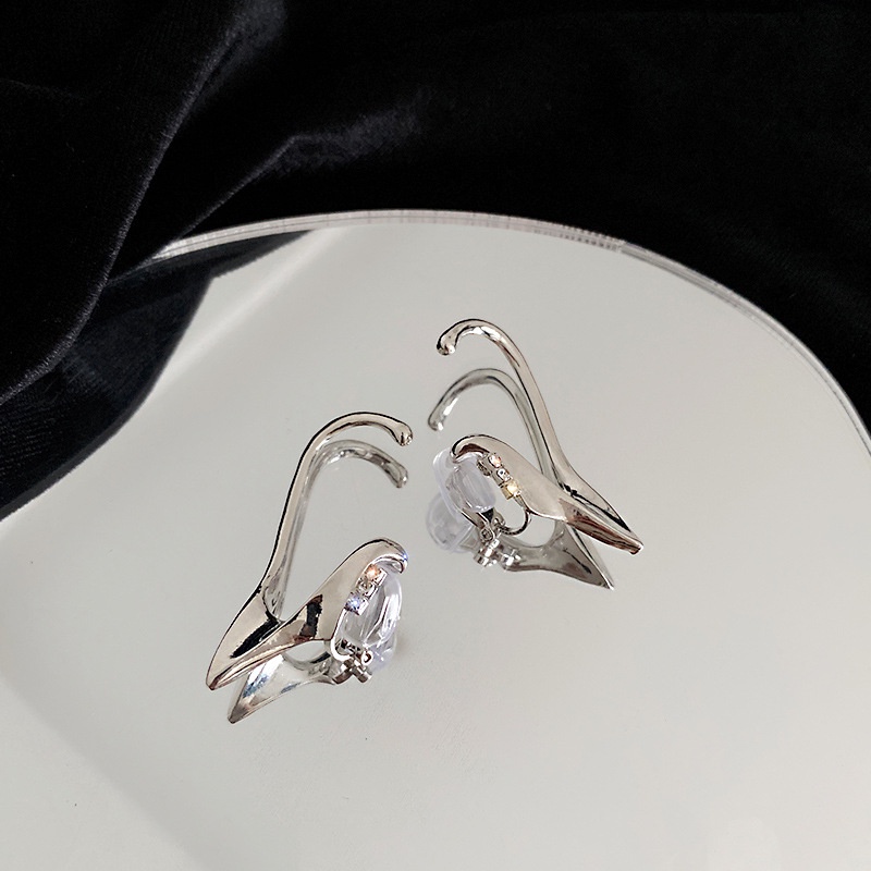 Bông Tai Hình Học Đính Đá Zircon Thời Trang Đơn Giản 19A1269